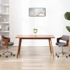 Prolenta Premium - Chaises pivotantes à manger lot de 2 gris bois courbé et tissu