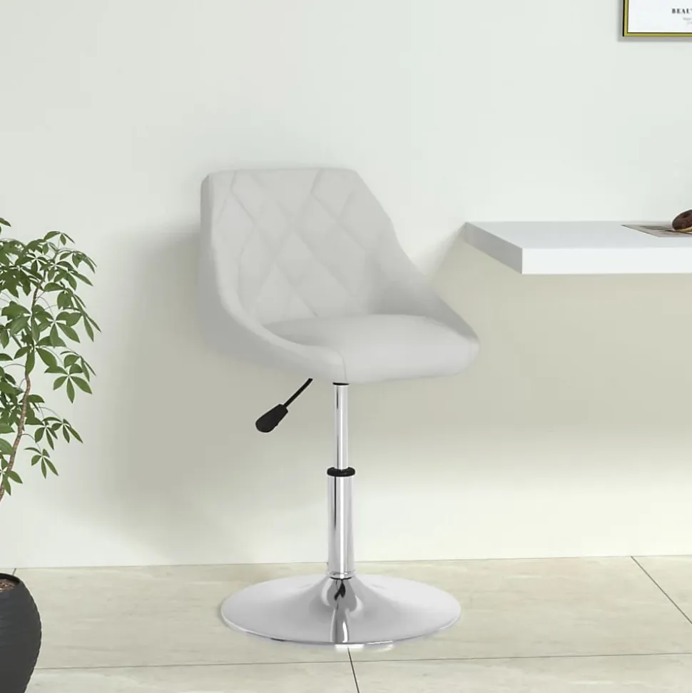 Prolenta Premium - Chaise de salle à manger Blanc Similicuir