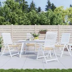 Prolenta Premium - Coussins de chaise jardin lot de 4 beige 50x50x3cm tissu oxford