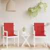 Prolenta Premium - Coussins de chaise de jardin à dossier bas lot de 2 rouge