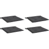Prolenta Premium - Coussins de chaise de jardin lot de 4 anthracite 40x40x3 cm