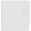Prolenta Premium - Meuble TV Blanc brillant 80x35x36,5 cm Bois d'ingénierie