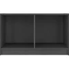 Prolenta Premium - Meuble TV Gris 70x33x42 cm Bois de pin massif