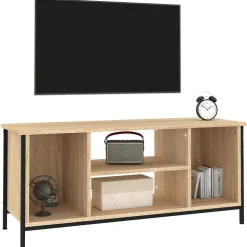 Prolenta Premium - Meuble TV chêne sonoma 102x35x45 cm bois d'ingénierie