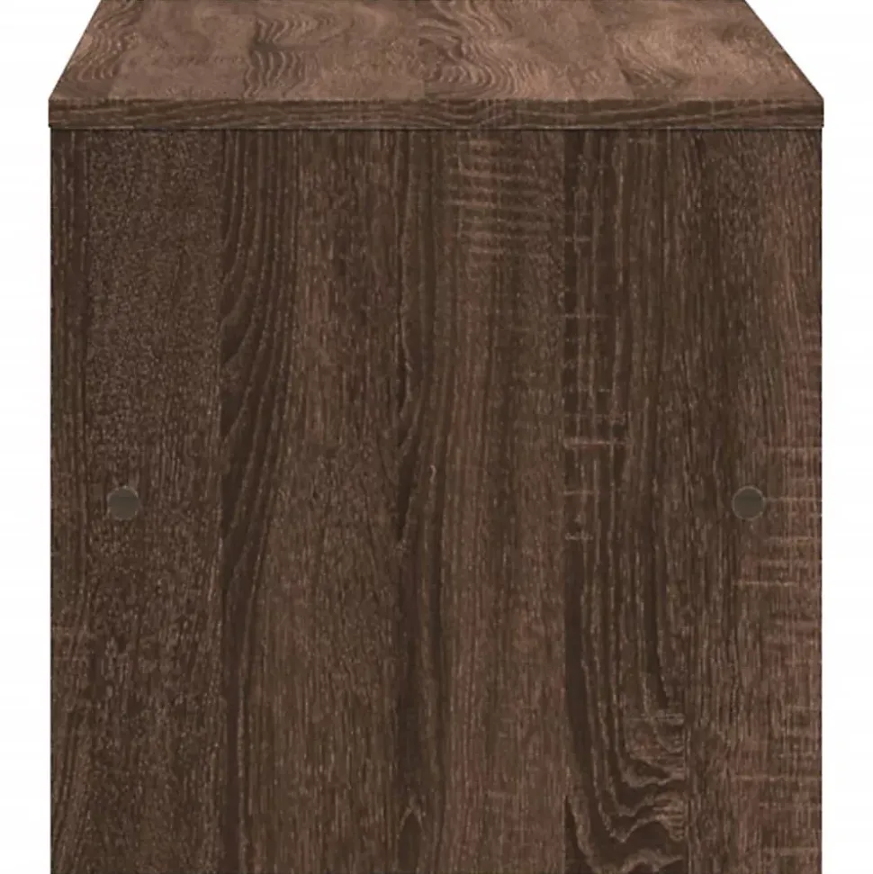 Prolenta Premium - Meuble TV chêne marron 120x40x40 cm bois d'ingénierie