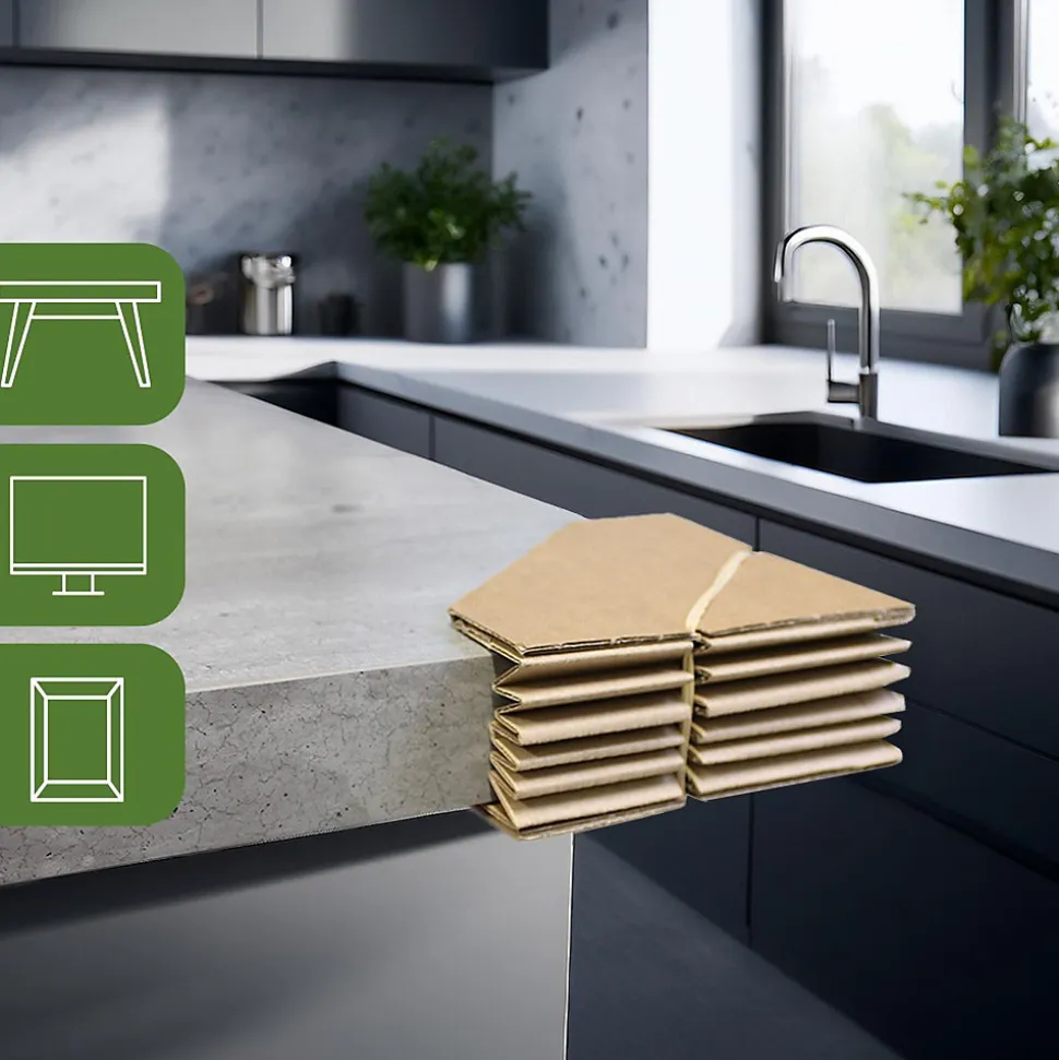 Protection d'angles extensibles en carton 12 x 12 cm