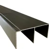 Rail haut alu pour placard coulissant - 2000mm - Poli Bronze