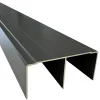 Rail haut alu pour placard coulissant - 3000mm - Gris Graphite texturé