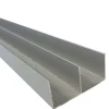 Rail haut alu pour placard coulissant - 2000mm - Anodisé argent