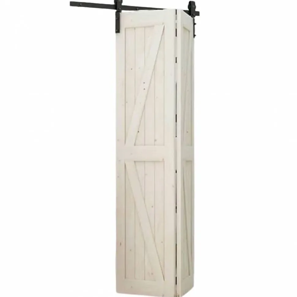 Rail porte pliante - 2M - En applique - Porte pliante - Noir