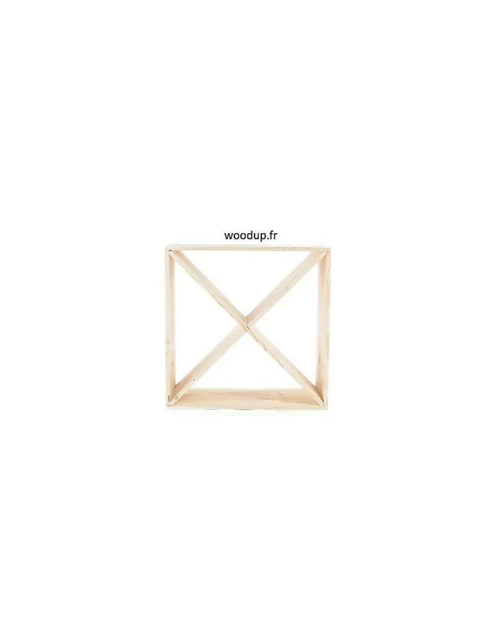 Range Bouteille Quatre Triangles En Pin Modulable Et Design /