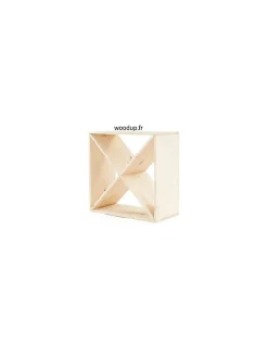 Range Bouteille Quatre Triangles En Pin Modulable Et Design /