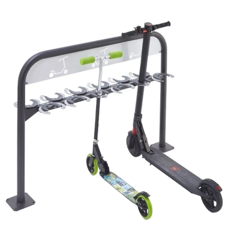 Range trottinettes sur pieds, 12 places