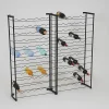 Range-bouteilles en acie plastifié noir 144 compartiments