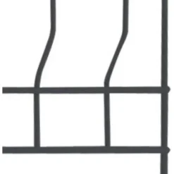 Range-chaussures mural pour 6 paires en métal gris 44 x 6 x 75 cm