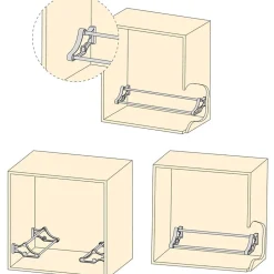 Rangechaussures pour intérieur d'armoire Self