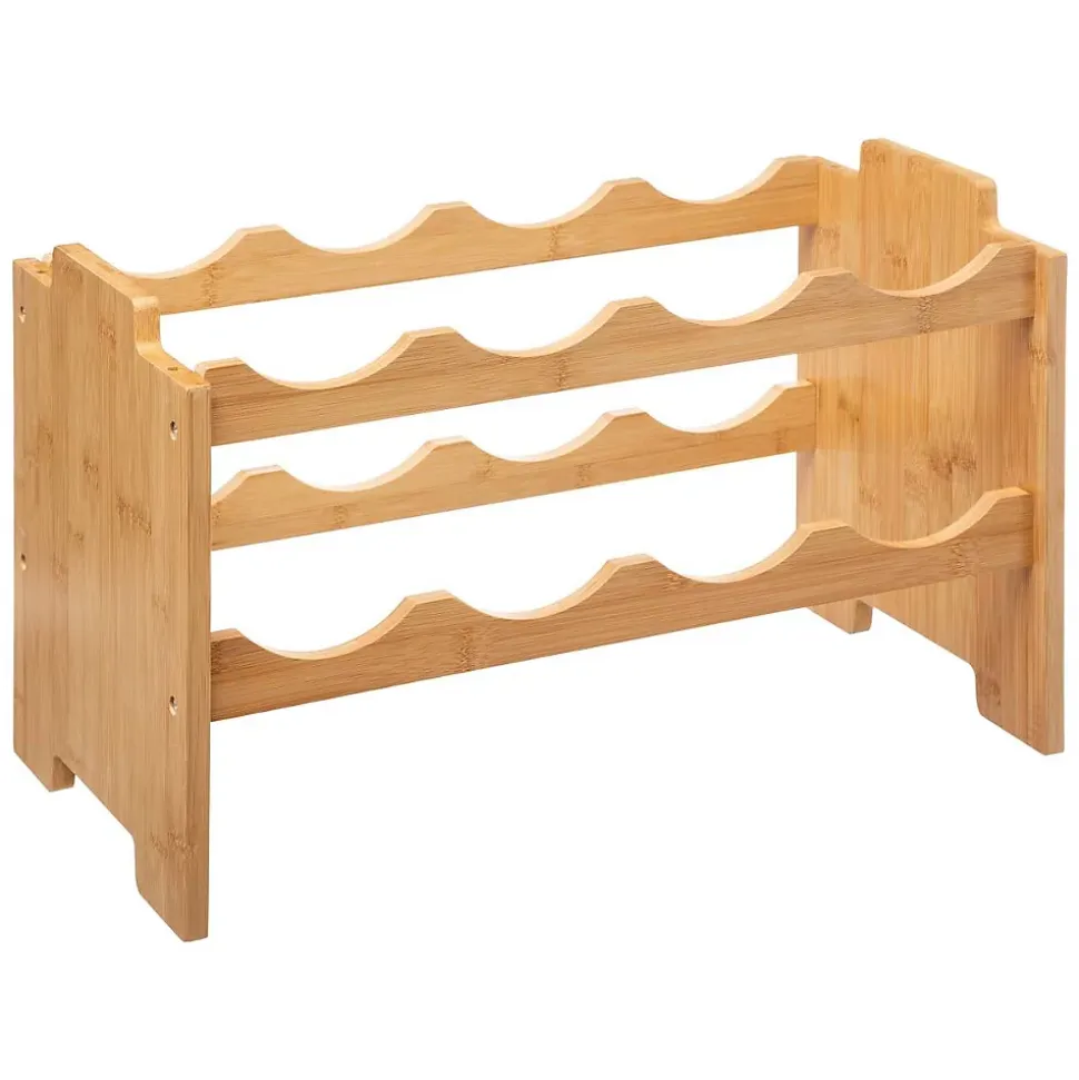 Rangement 8 bouteilles empilables Bambou - 5Five