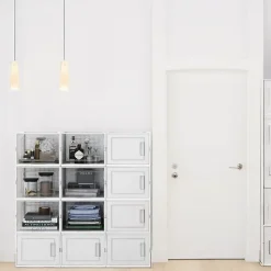Rangement à chaussure - Boites à chaussures - Grand format - Opaque et transparent - Lot de 12