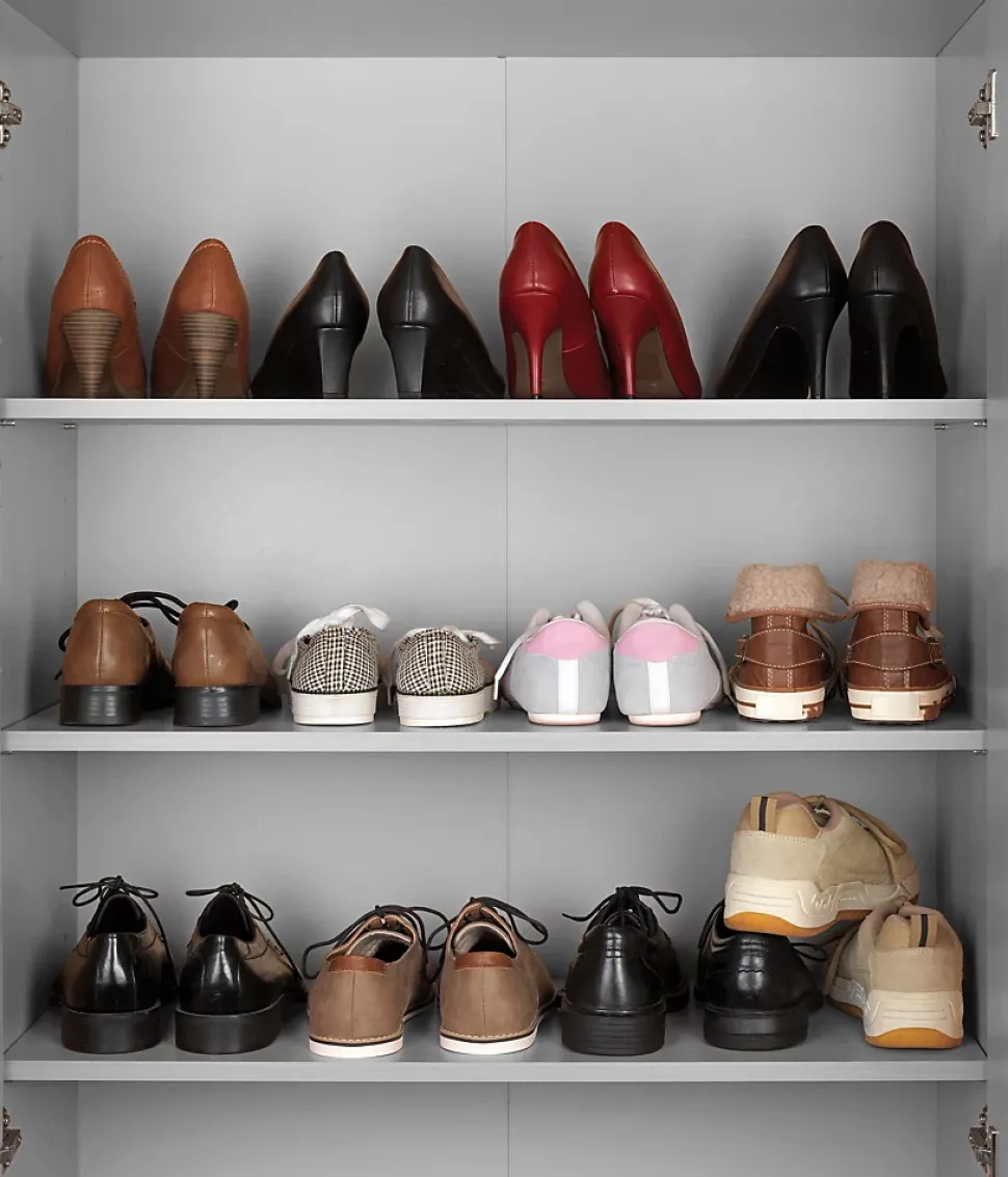Rangement à chaussures Wenko blanc vendu par 30 pièces
