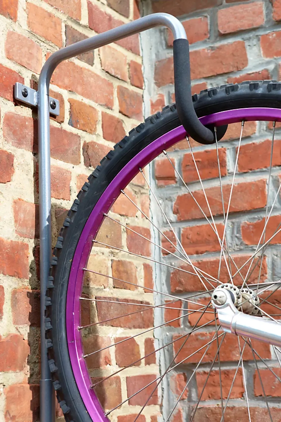 Rangement mural antivol pour vélo H. 173,6 cm Mottez acier