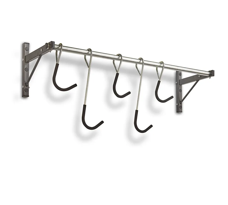 Rangement mural coulissant pour 5 vélos L. 119 cm Mottez acier