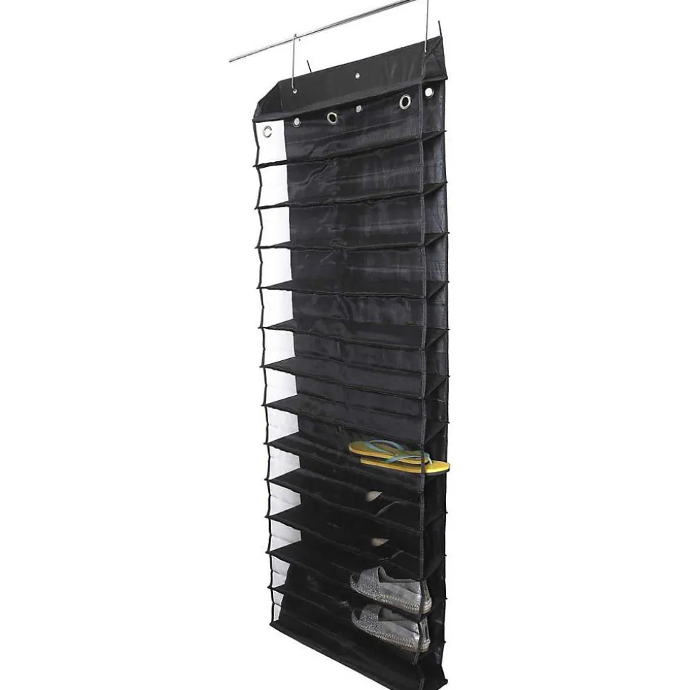 Rangement suspendu pour chaussures 13 paires 55x170 cm