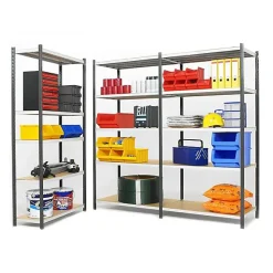 Rayonnage 7 Niveaux Kit Départ H. 2,5m, L. 1,25m, P. 800 Epsiline
