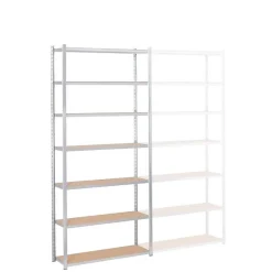 Rayonnage 7 Niveaux Kit Départ H. 2,5m, L. 1,25m, P. 600 Epsiline