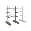 Rayonnage Cantilever léger 8 nvx 2 côtés H. 2m x L.1m x P.800