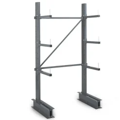 Rayonnage Cantilever léger 4 nvx 1 côté H. 2m x L.1,25m x P.700