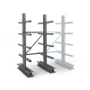 Rayonnage Cantilever Mi-lourd 10 nvx 2 côtés H. 2,5m x L.1,25m x P.700