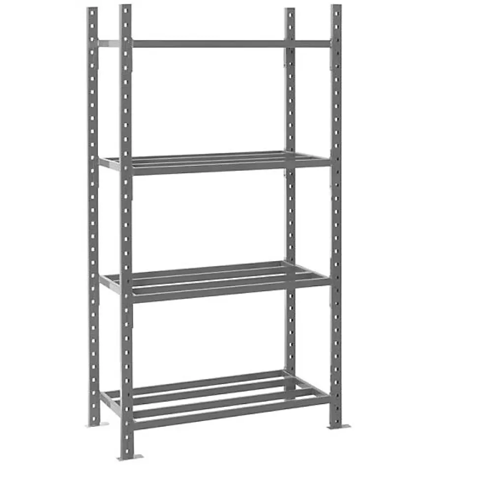 Rayonnage Charges lourdes 4 étagères tubes 2000x1010x700 mm Fliplus