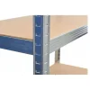 REGIO - Rayonnage d'angle industriel en métal - 90x30x180 - 5 étagères - Rayonnage de stockage