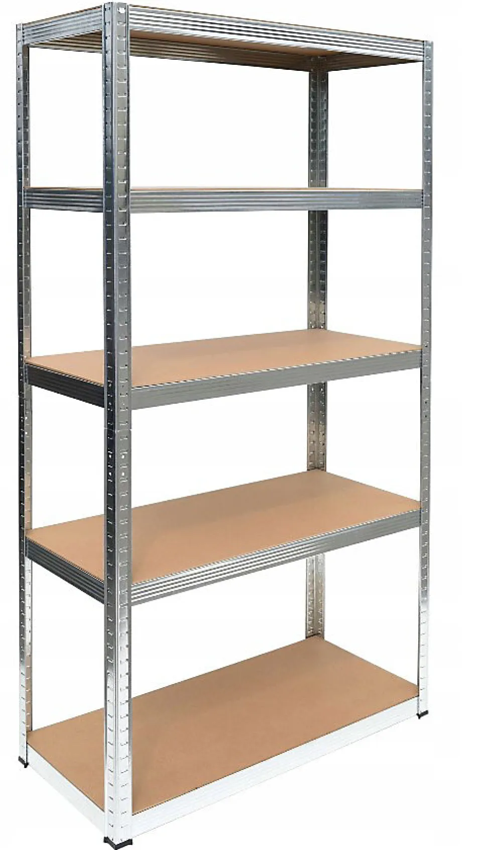 REGIO - Rayonnage industriel en métal - 90x30x180 - 5 étagères - Rayonnage de stockage