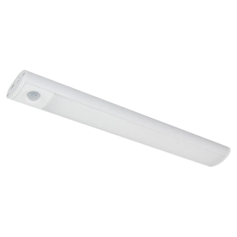 Réglette sous meuble Fiennes LED intégrée blanc neutre IP20 120lm 1.9W L.27xl.4,1xH.2cm blanc GoodHome