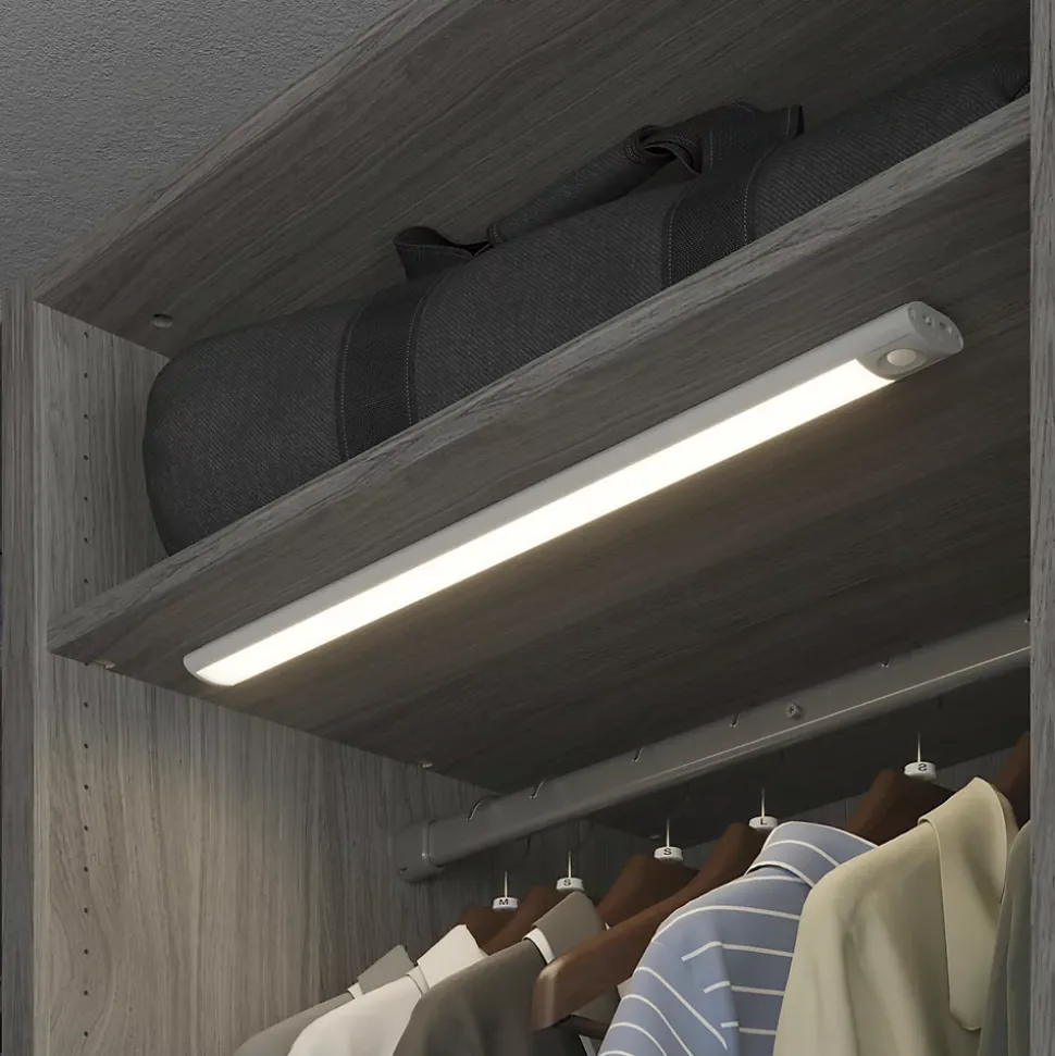 Réglette sous meuble Fiennes LED intégrée blanc neutre IP20 260lm 3.7W L.54xl.4,1xH.2cm blanc GoodHome