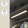 Réglette sous meuble Gamboa LED intégrée blanc neutre IP20 200lm 3.2W L.50xl.5xH.1cm noir GoodHome