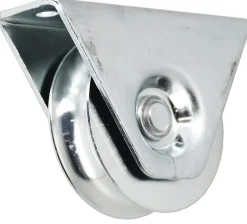 Roue à support externe diamètre 80mm gorge 15mm - FRATELLI COMUNELLO - 327-80