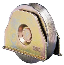 Roue avec plaque gorge V 100mm - FRATELLI COMUNELLO - 330V-100