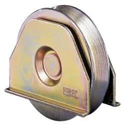 Roue avec plaque gorge V 100mm - FRATELLI COMUNELLO - 330V-100
