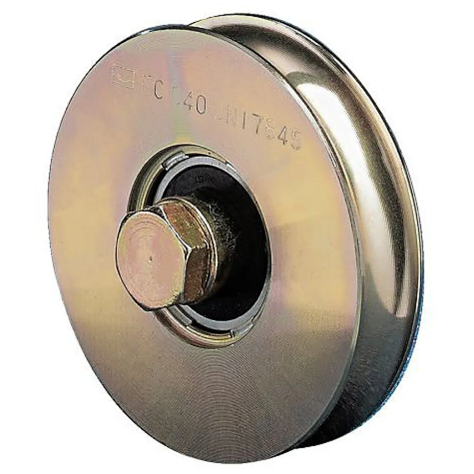 Roue gorge ronde 1 roulement 60mm R10 - COMUNELLO - 310-60