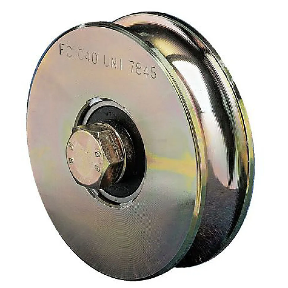 Roue gorge ronde 2 roulements 160mm R20 - COMUNELLO - 315-160