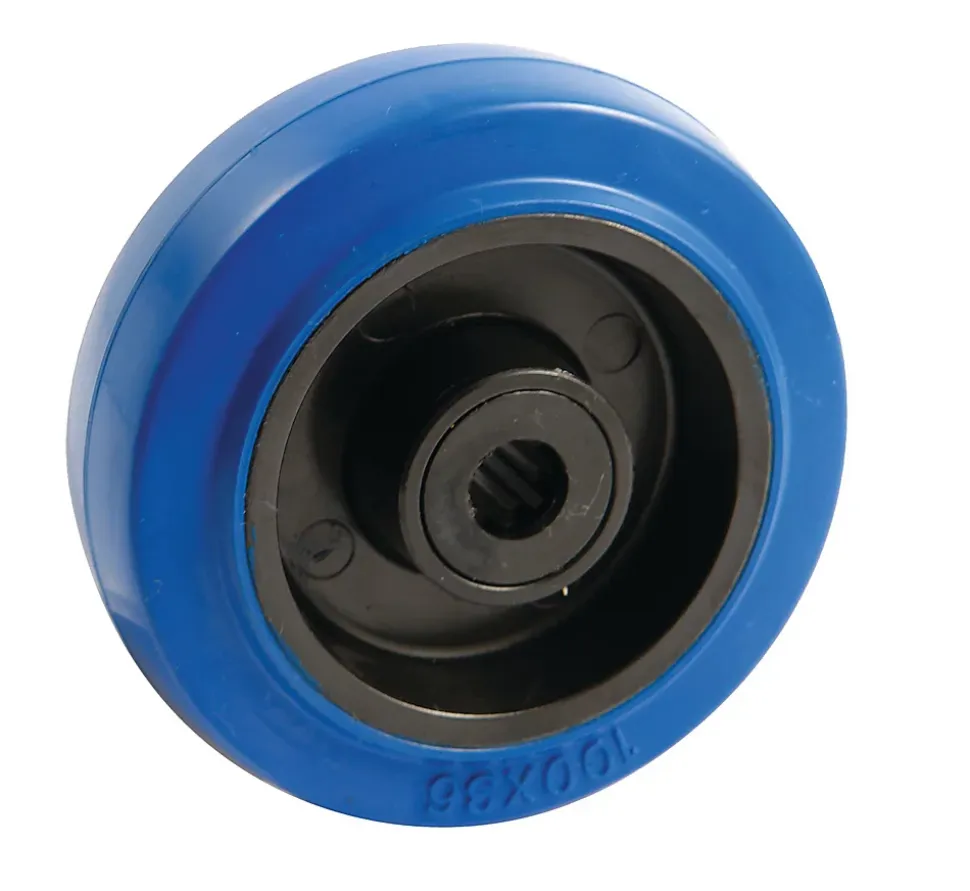 Roue non tachante bleue 160mm - AVL - 207397CRR
