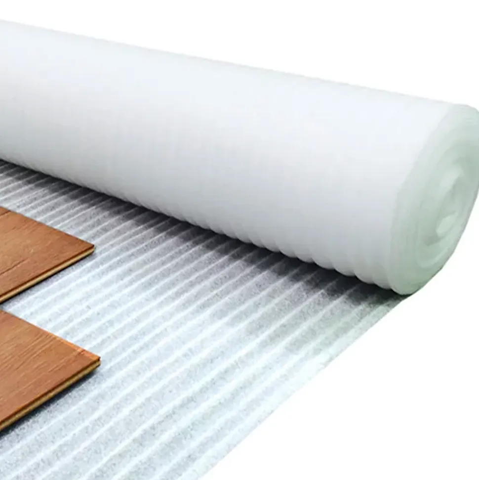 Rouleau de matelas de 50m² pour stratifiés et parquet flottant en PE 2mm