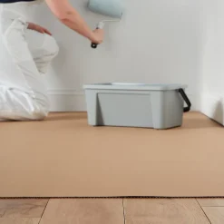 Rouleau de protection sol en carton ondulé GoodHome 0,6 m x 12m