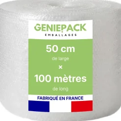 ROULEAU FILM À BULLES / PAPIER BULLE 50 cm x 100 m