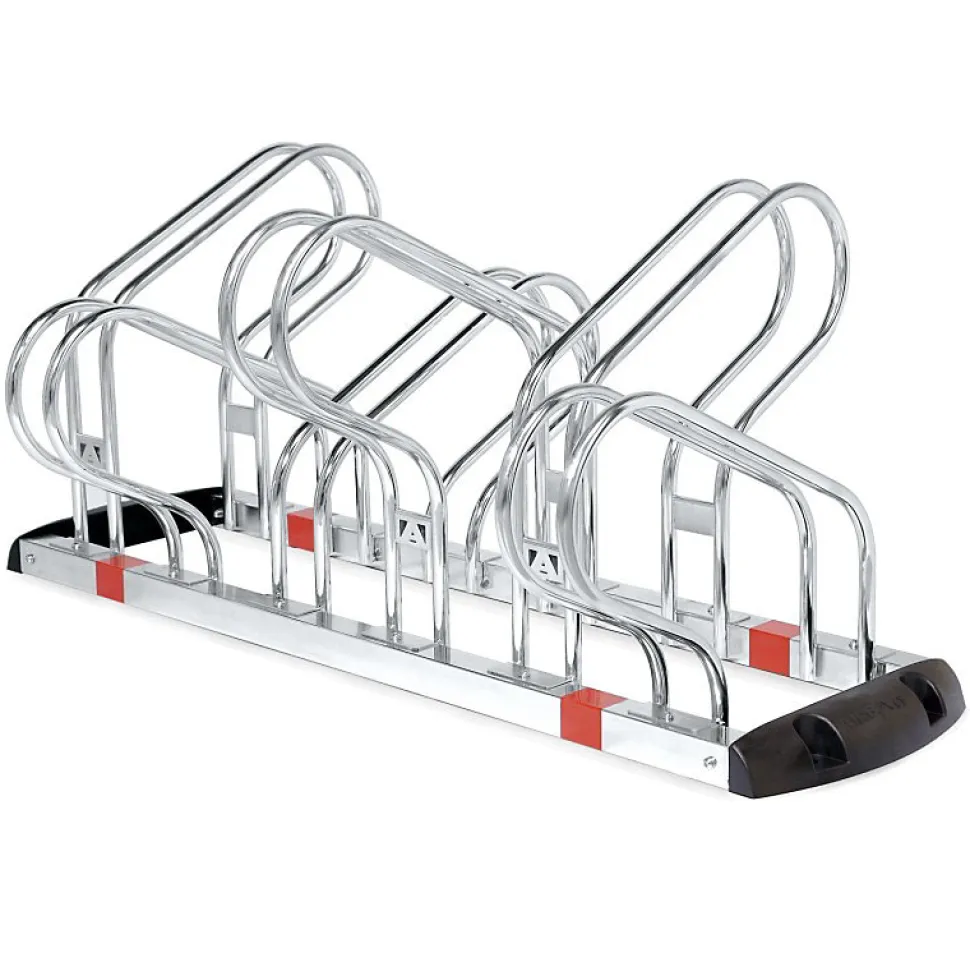 Râtelier porte vélos premium à 6 places opposées, Lot de 18