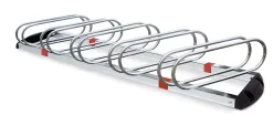Râtelier porte vélos premium à 5 places inclinées à 60 degrés, Lot de 12 pièces.