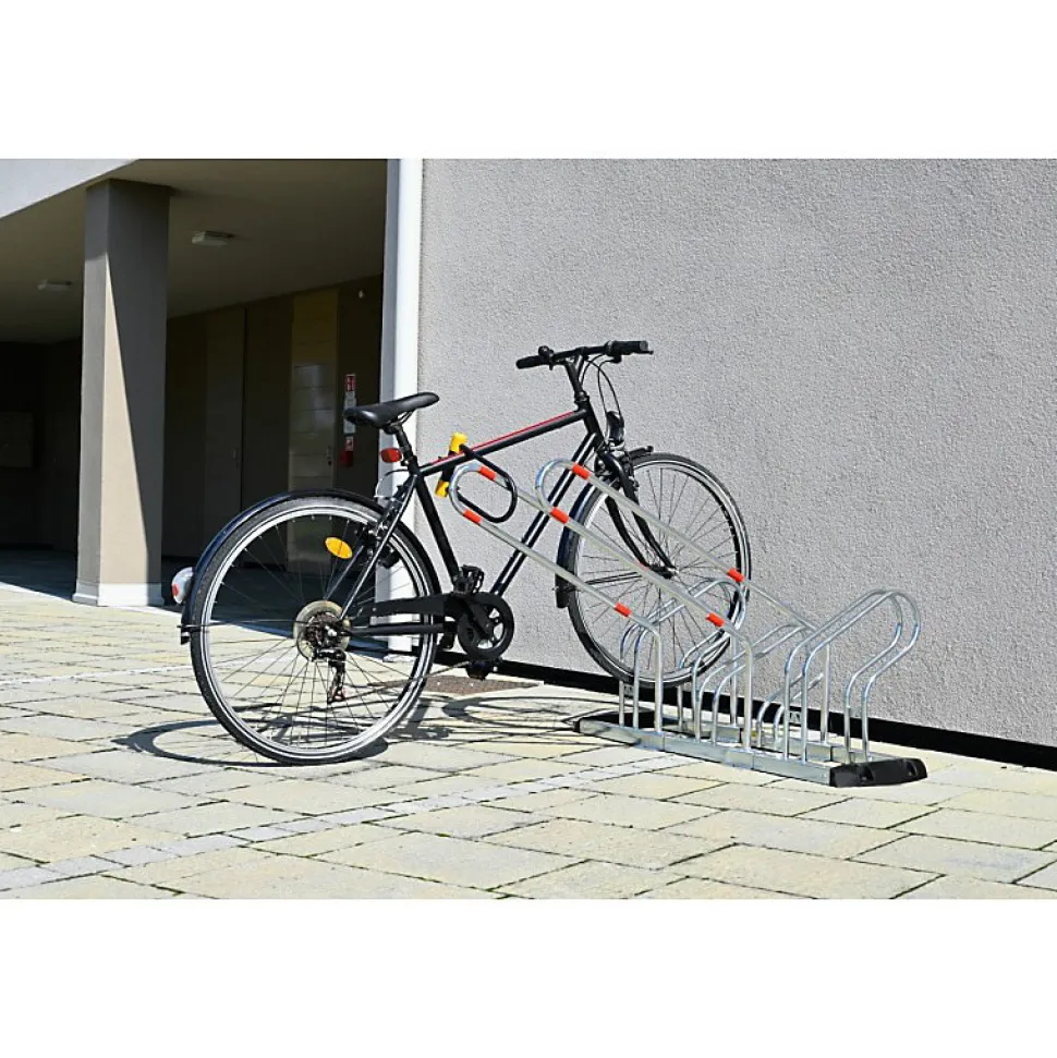 Râtelier porte vélos premium 5 places, Lot de 18 pièces.