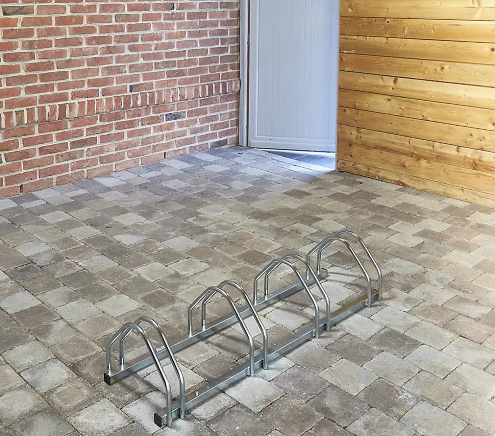 Râtelier pour 4 vélos L. 117 cm Mottez acier